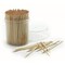 Norpro 2.5" Fancy Ornate Wood Toothpicks Appetizer Skewers with Holder - 450 Pack